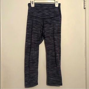 Old Navy Striped Athletic Blue Leggings XS